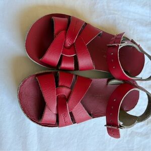 Salt Water Sandals Sun San Swimmers by Hoy Red Kids Sandals